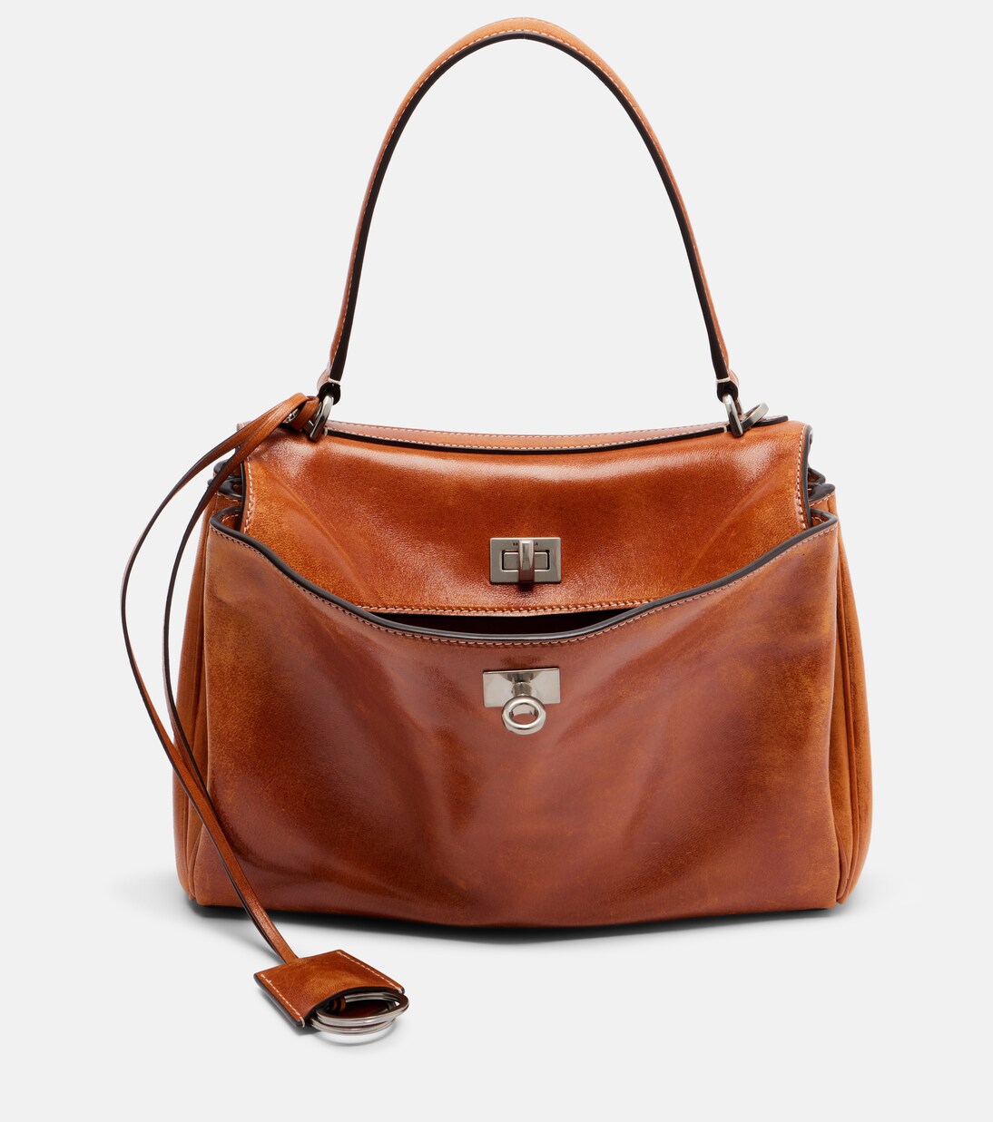 Rodeo Medium leather top-handle bag | Balenciaga