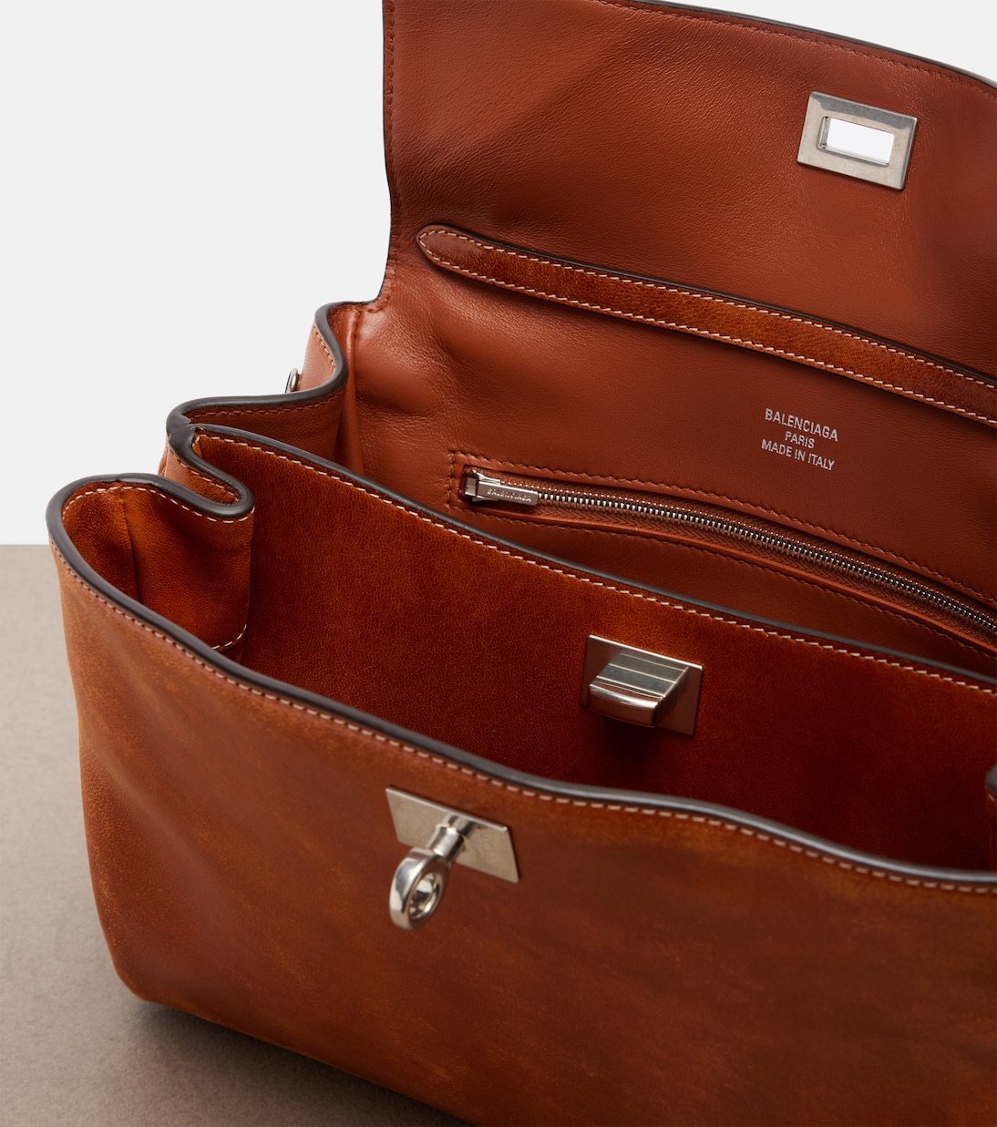 Rodeo Medium leather top-handle bag | Balenciaga