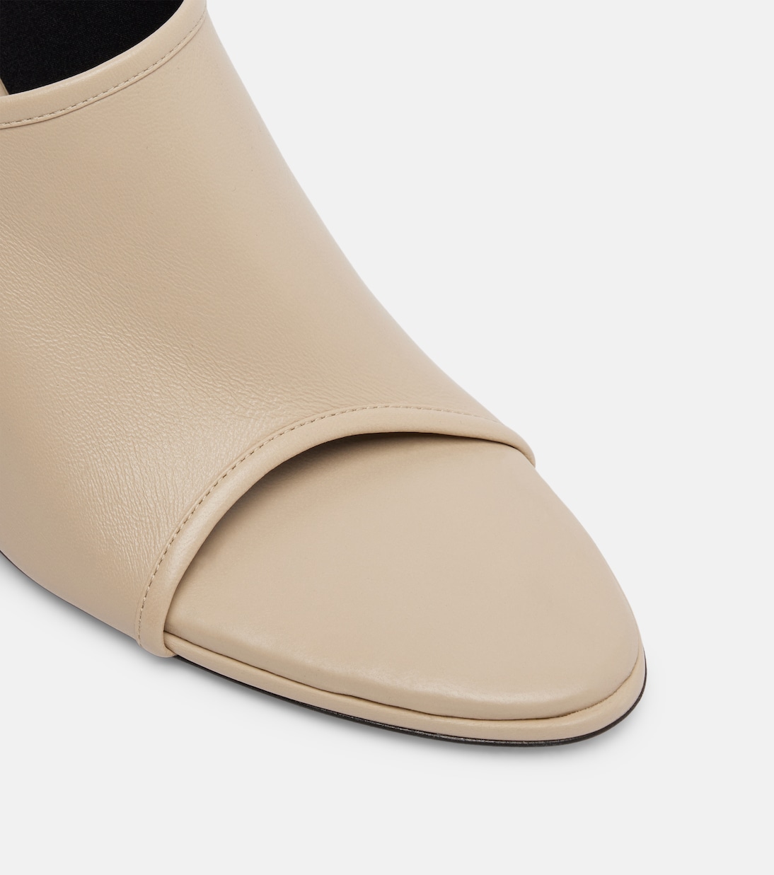 Mules Strap Stretch de piel | Christen