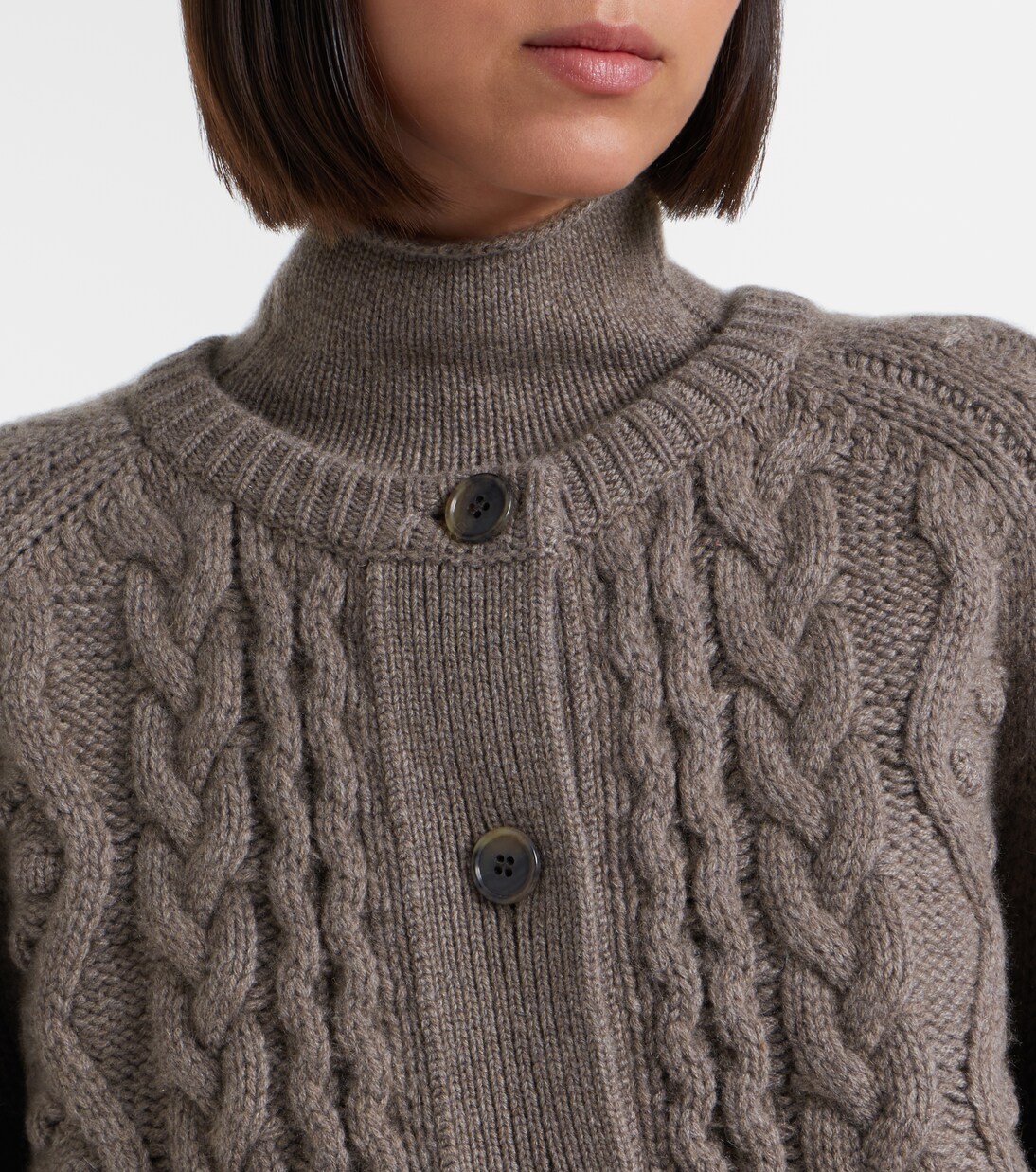 Winroe cable-knit cashmere cardigan | Lisa Yang