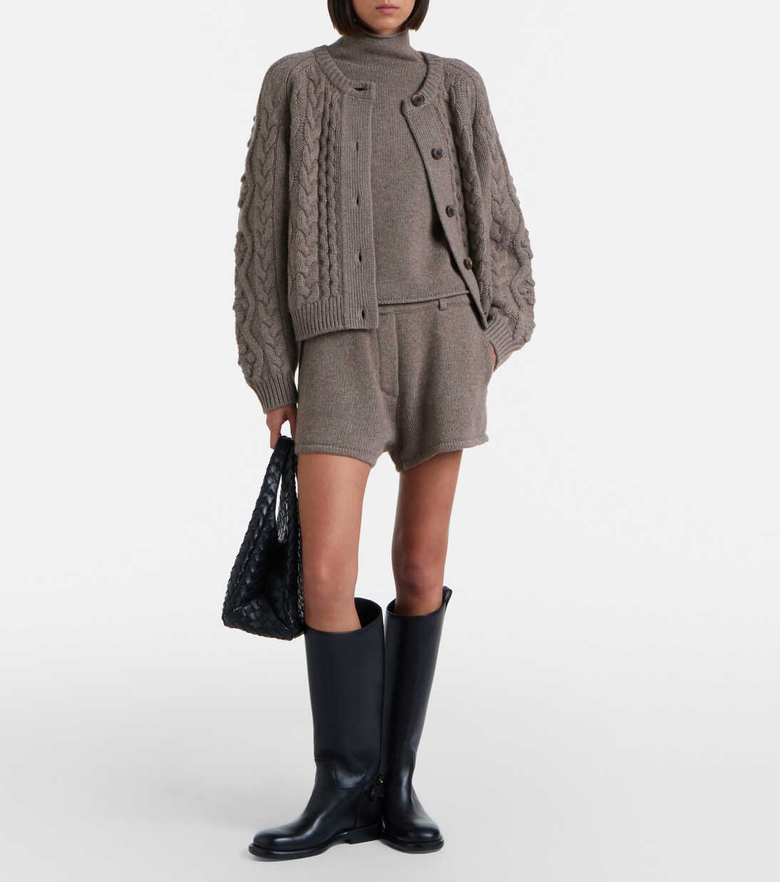 Winroe cable-knit cashmere cardigan | Lisa Yang