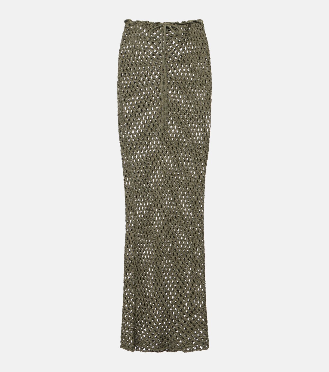 Magen crochet cotton-blend maxi skirt | Bananhot