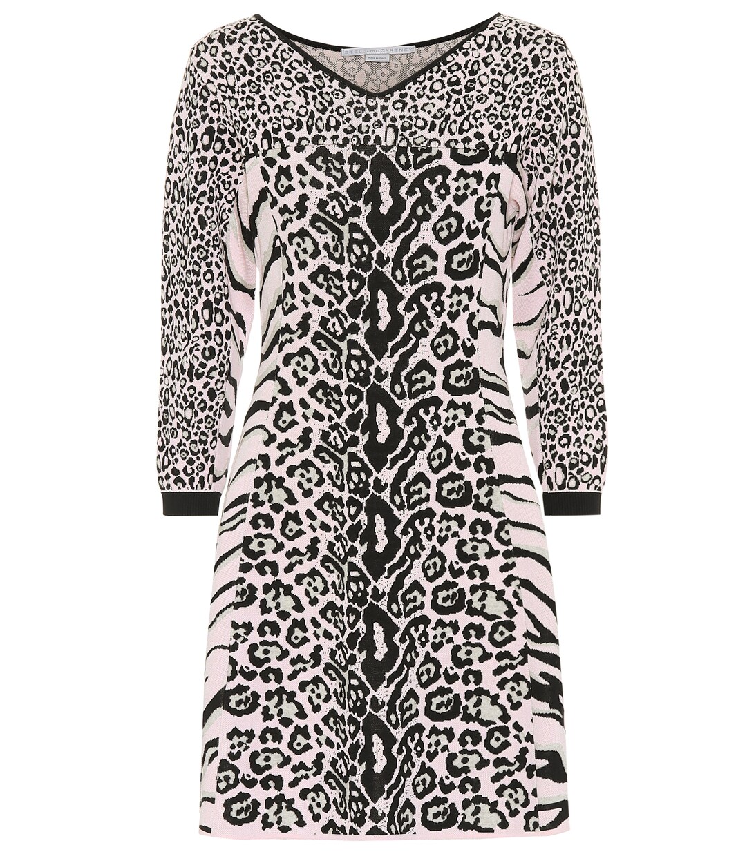 Robe en jacquard de laine et coton mélangés | Stella McCartney