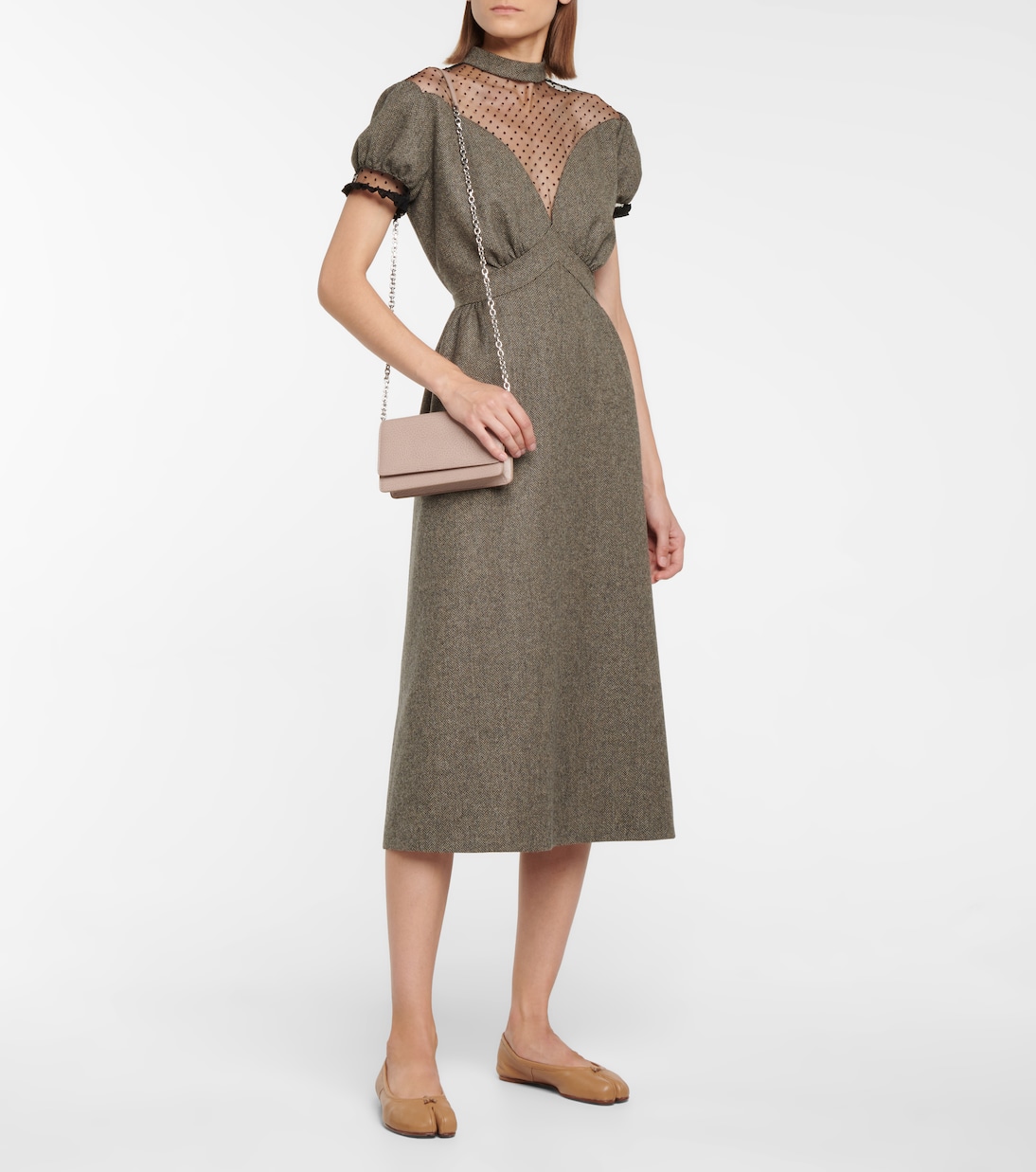 Tabi leather ballet flats | Maison Margiela