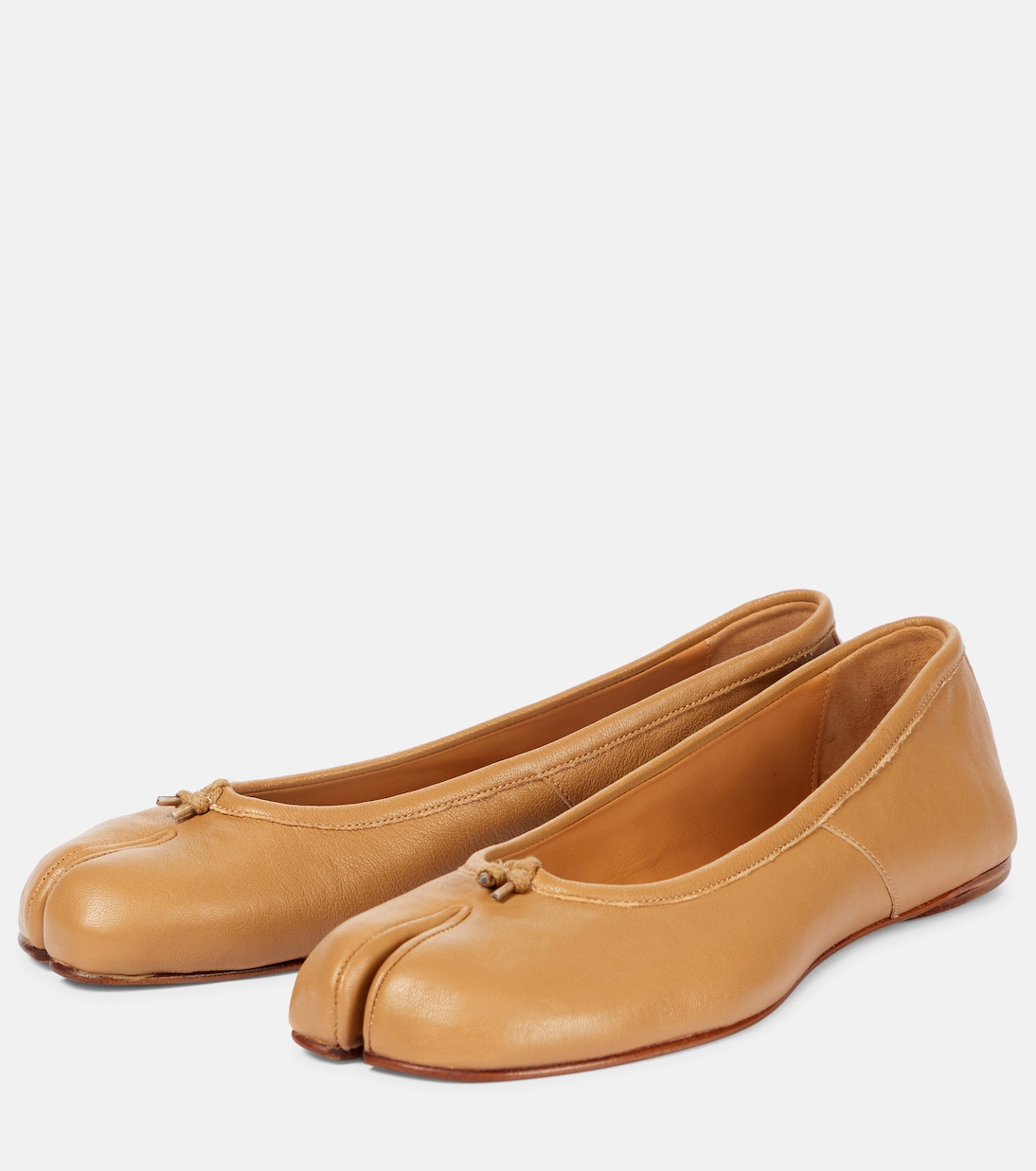 Tabi leather ballet flats | Maison Margiela