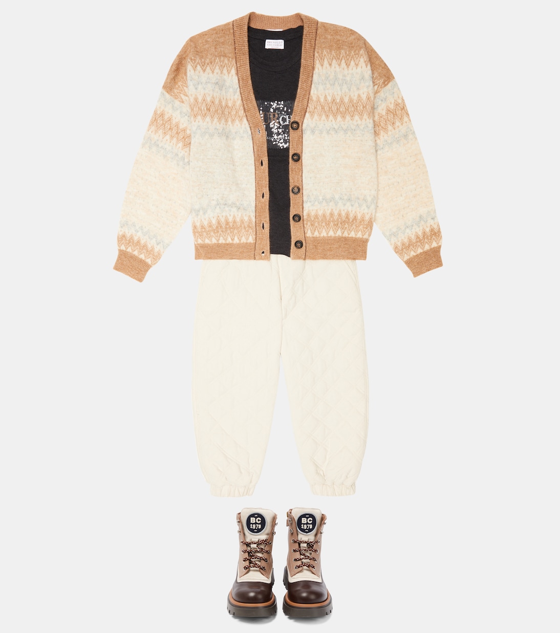 Hose aus Baumwoll-Cord | Brunello Cucinelli Kids