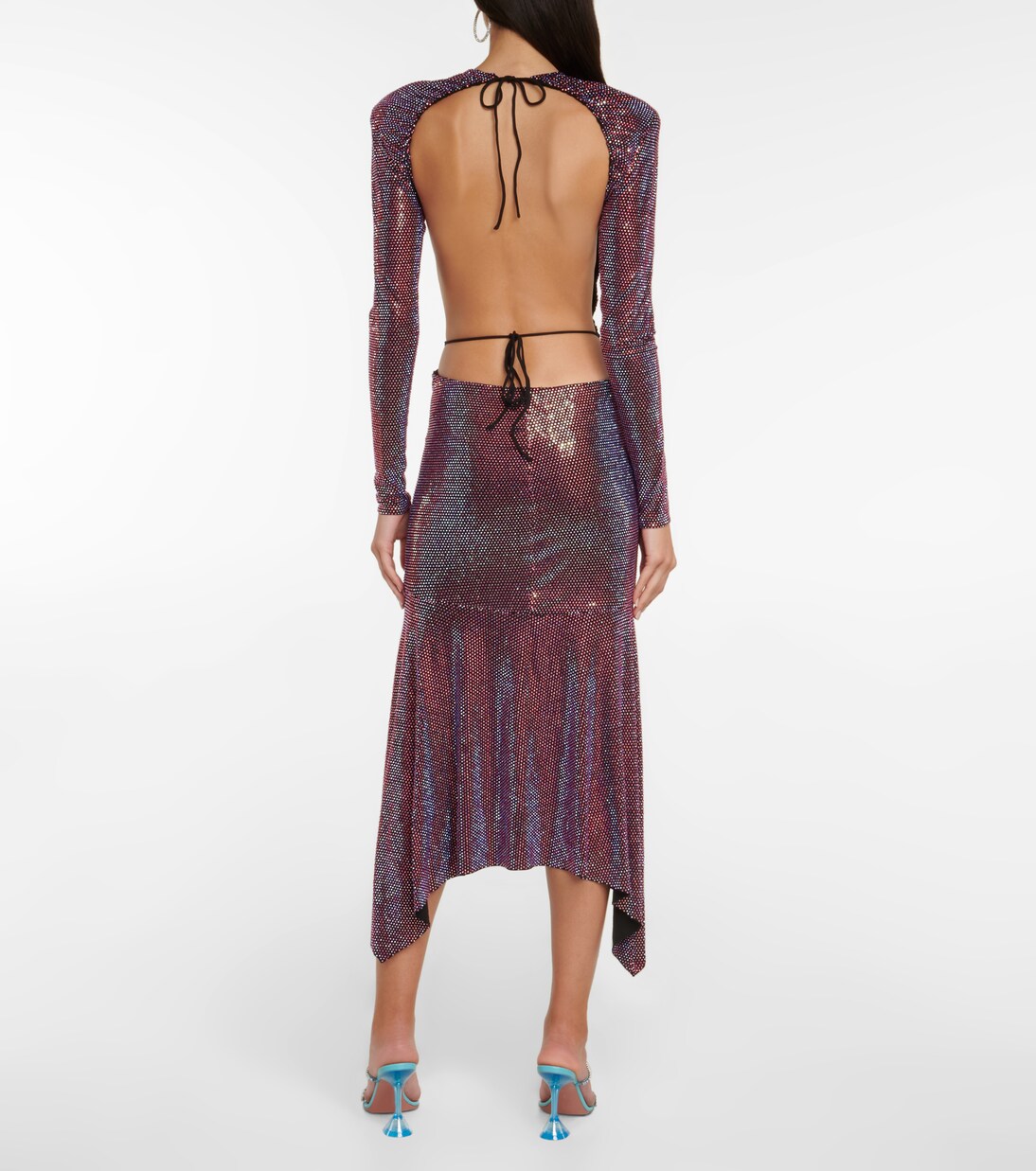 Robe longue métallisée | Alexandre Vauthier