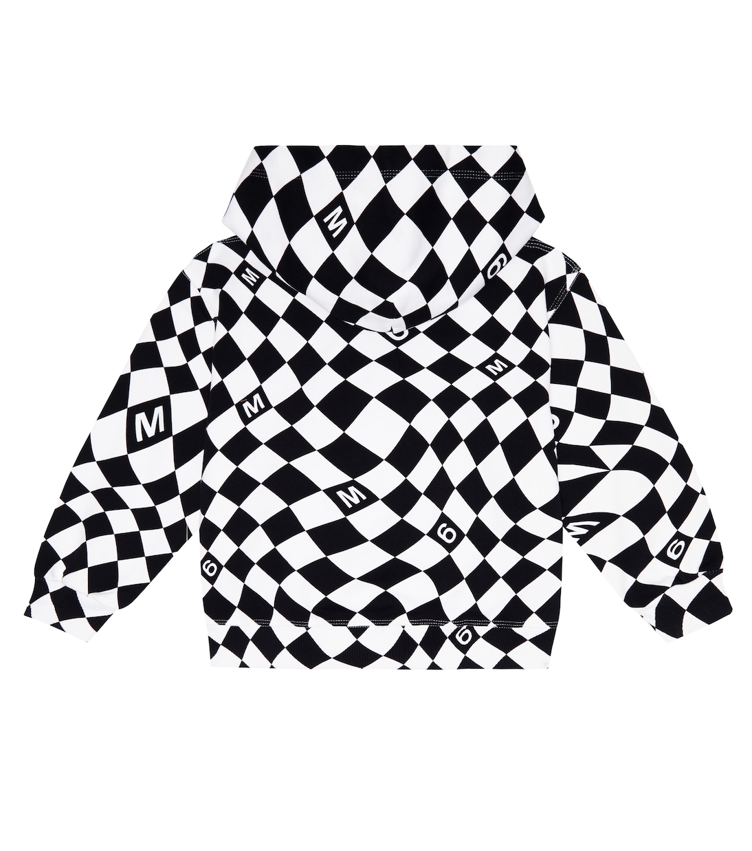 Printed cotton hoodie | MM6 Maison Margiela Kids