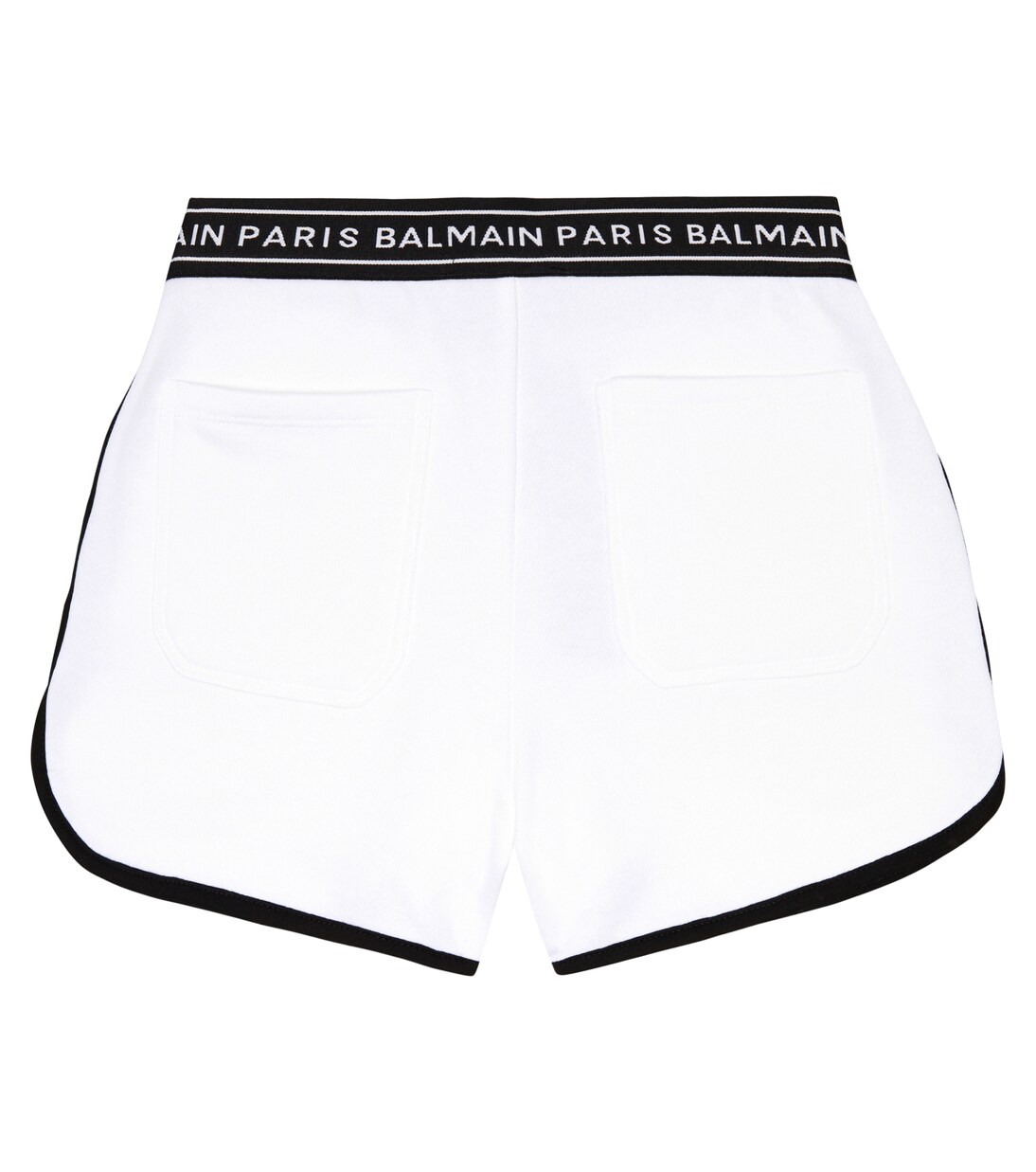 Logo cotton shorts | Balmain Kids