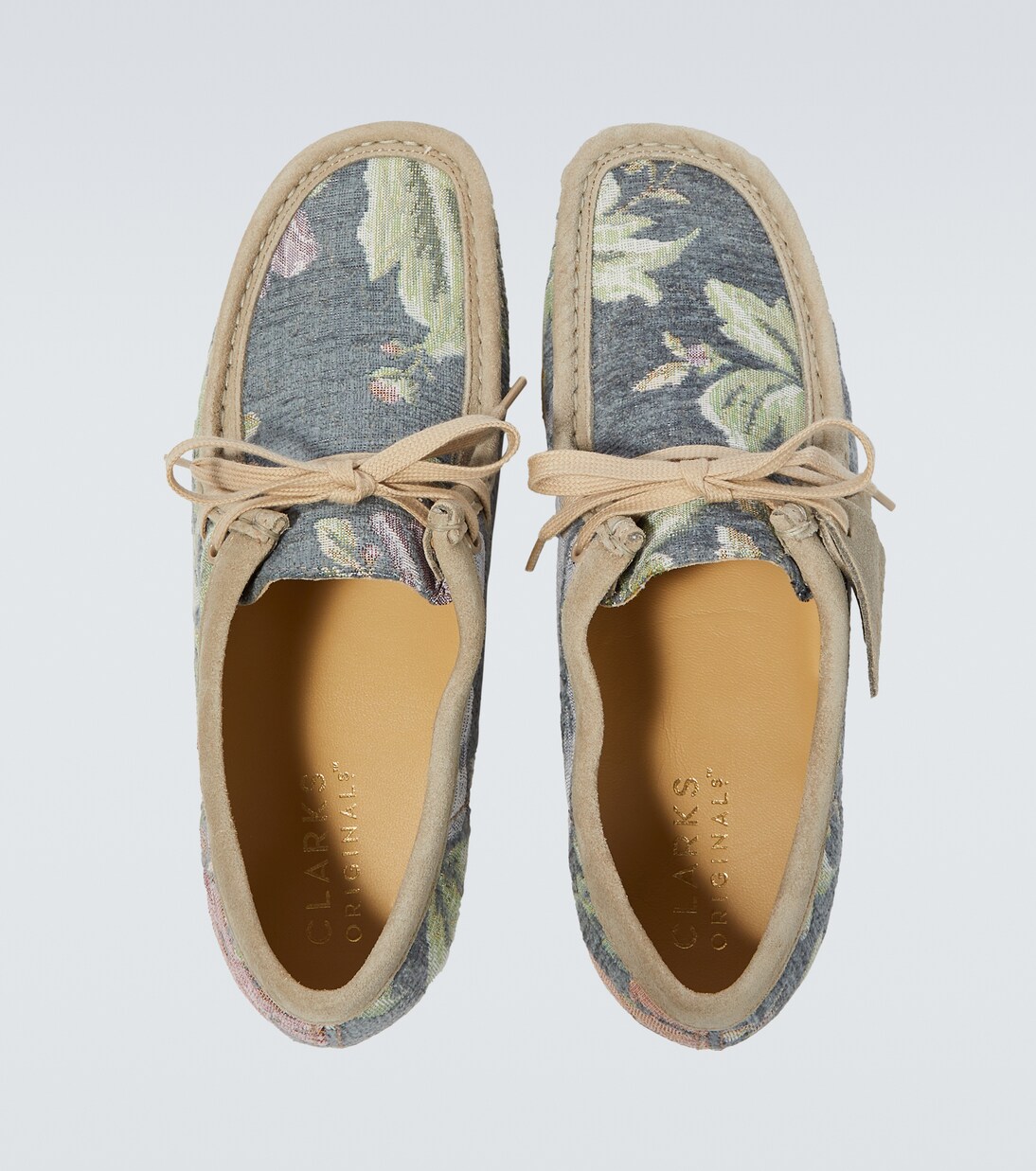 Wallabee floral jacquard moccasins | Clarks Originals