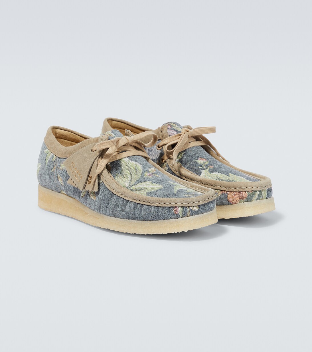 Wallabee floral jacquard moccasins | Clarks Originals