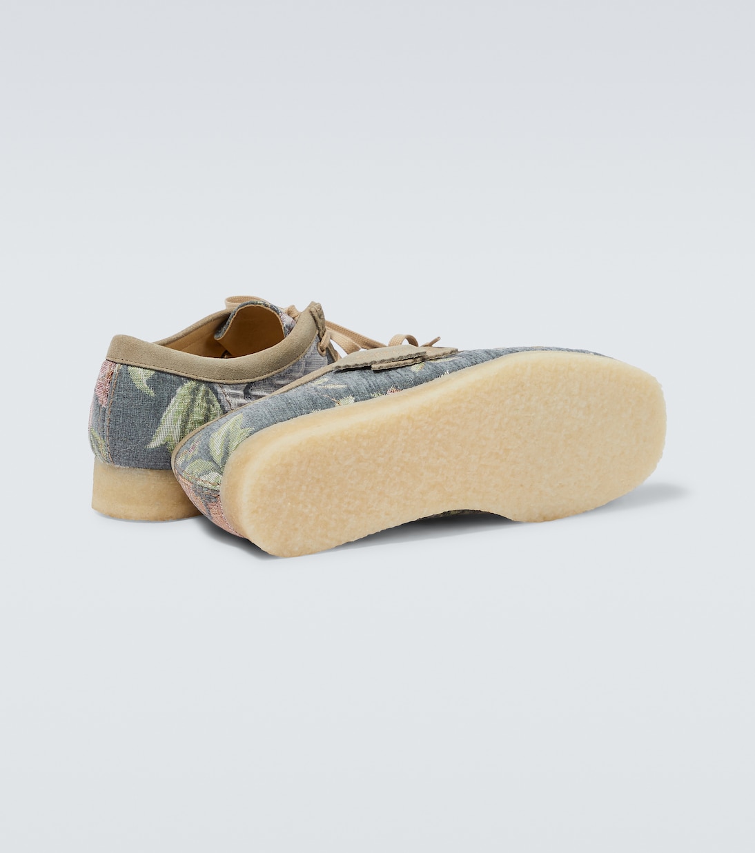Wallabee floral jacquard moccasins | Clarks Originals