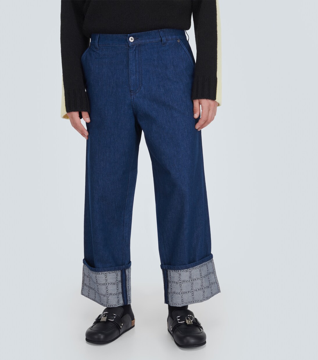 Turn Up wide-leg jeans  | JW Anderson