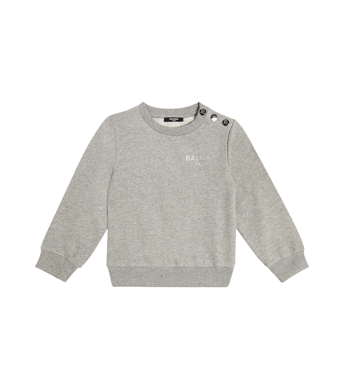 Logo cotton sweatshirt | Balmain Kids