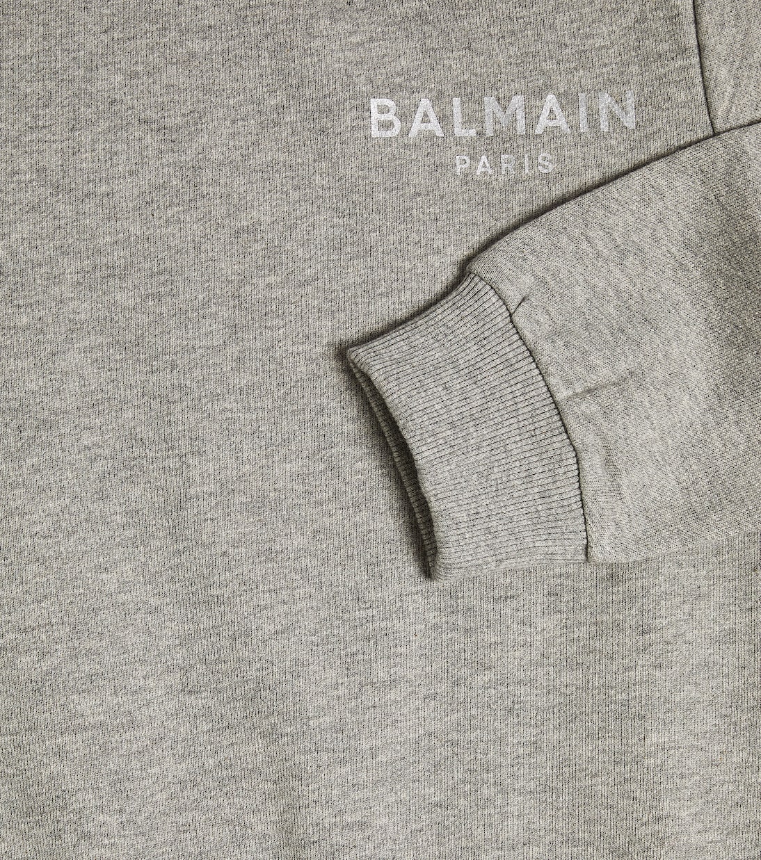Logo cotton sweatshirt | Balmain Kids