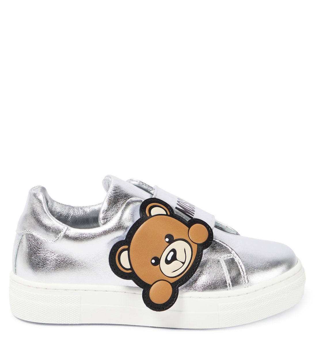 Teddy Bear leather sneakers | Moschino Kids