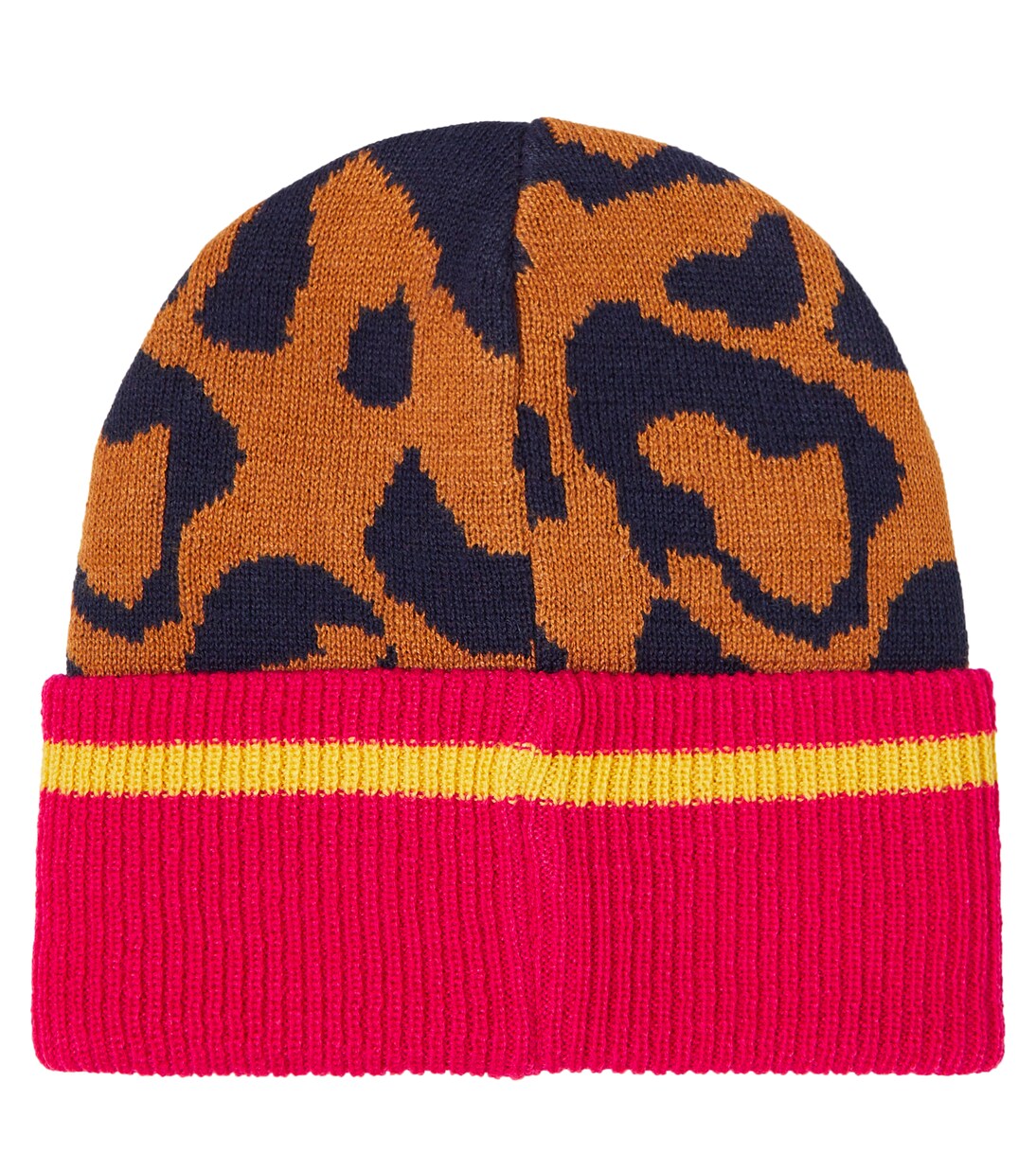 Leopard-print ribbed beanie | Marc Jacobs Kids