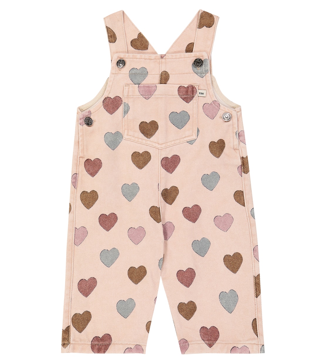 Baby Elaine printed denim overalls | The New Society