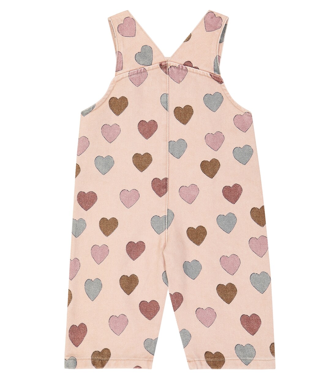 Baby Elaine printed denim overalls | The New Society