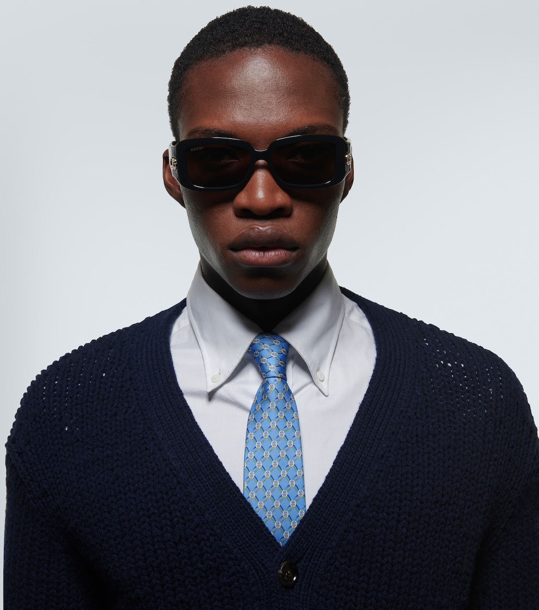 Eckige Sonnenbrille Double G | Gucci