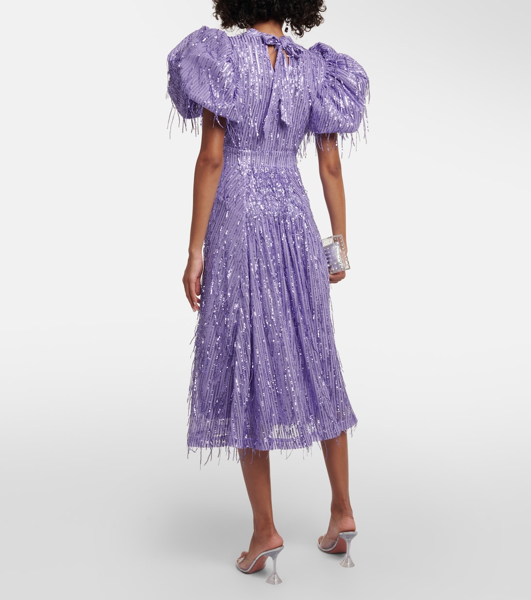 Robe midi Noon à sequins | Rotate