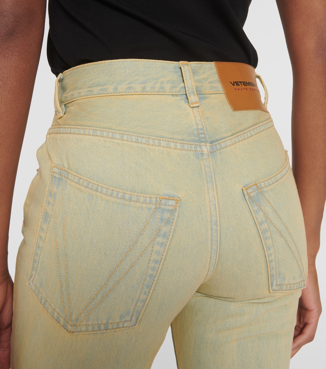 High-rise flared jeans | Vetements