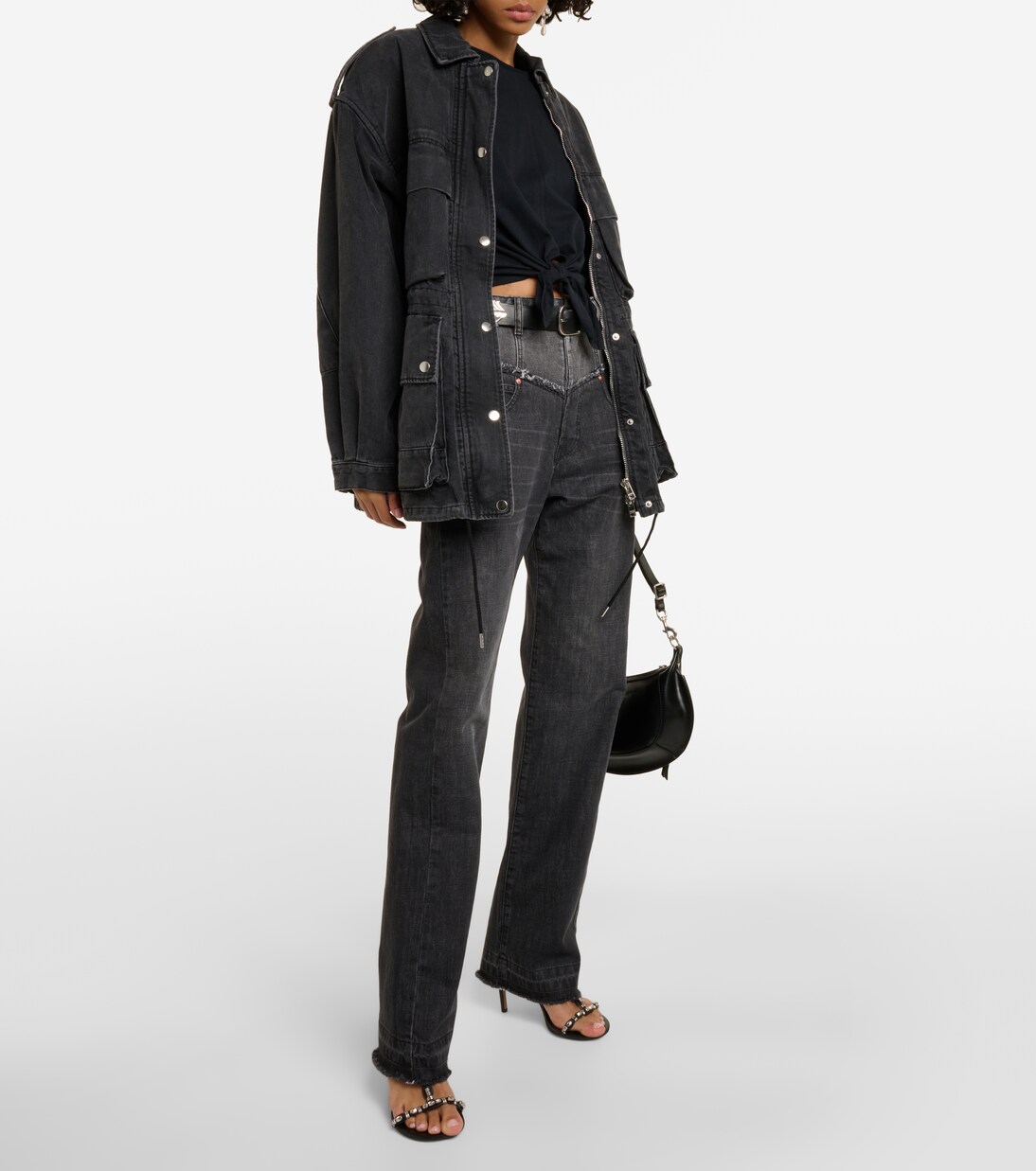 Zelikia gathered cotton crop top | Isabel Marant