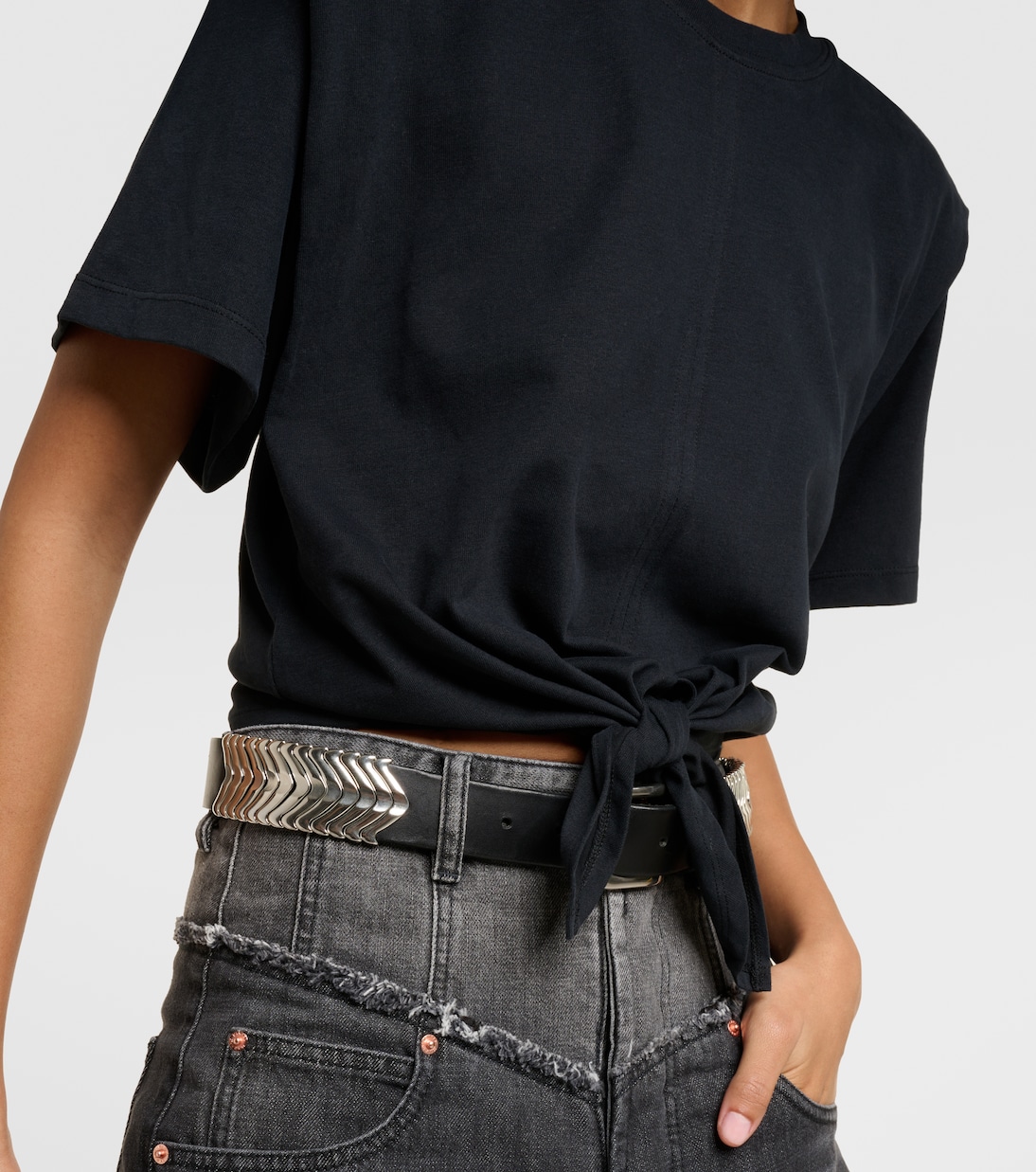 Zelikia gathered cotton crop top | Isabel Marant