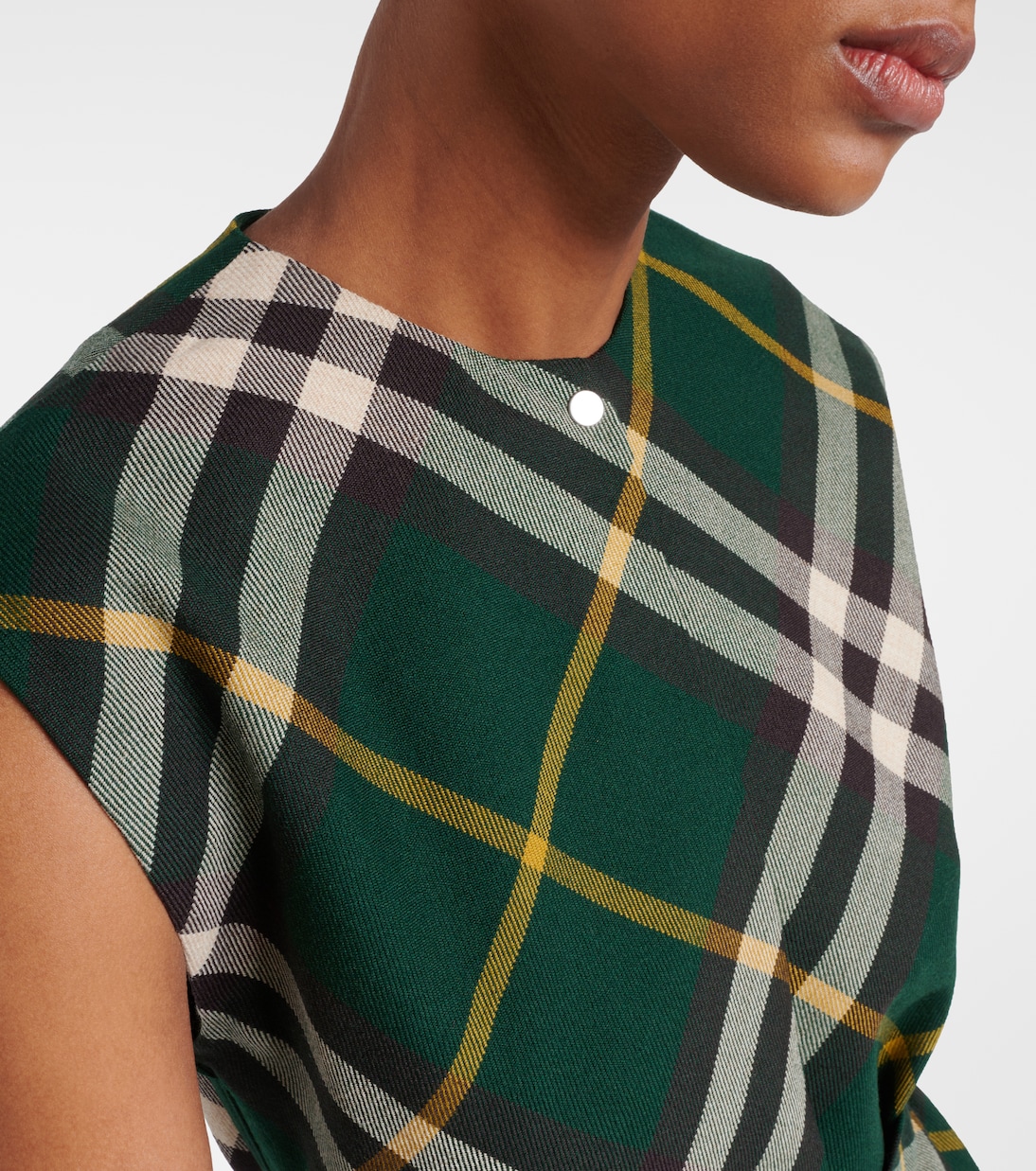 Midikleid Burberry Check aus Wolle | Burberry