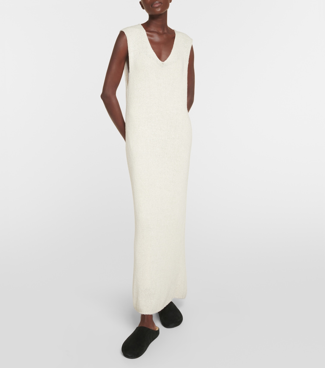 Folosa knitted silk maxi dress | The Row