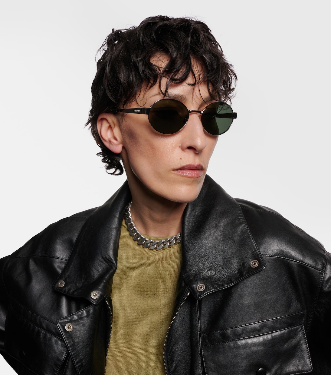 Lunettes de soleil SL 692 ovales  | Saint Laurent