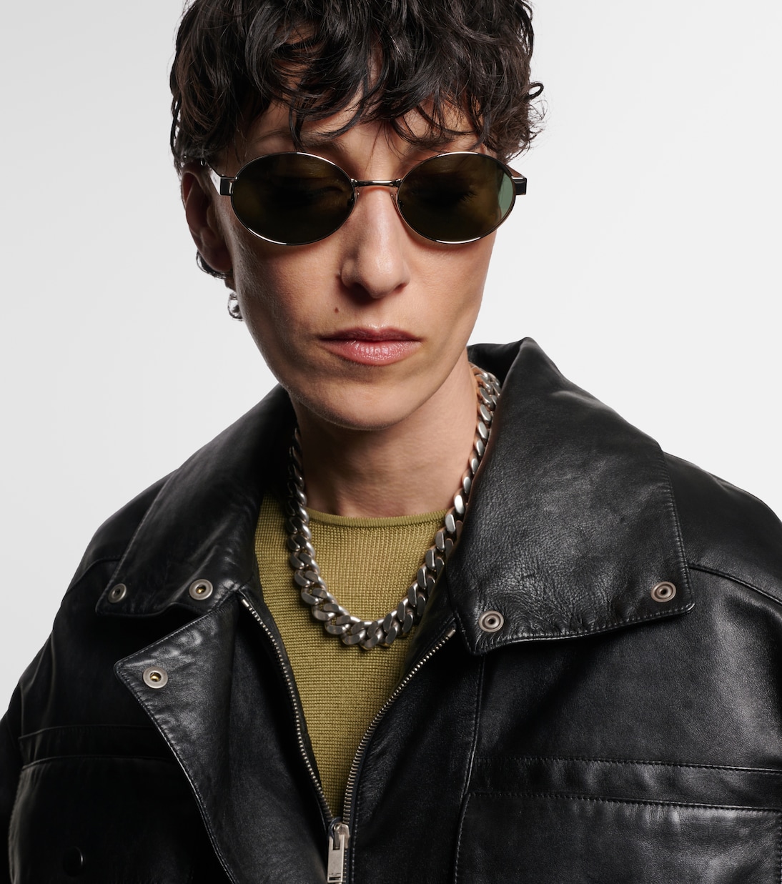 Lunettes de soleil SL 692 ovales  | Saint Laurent