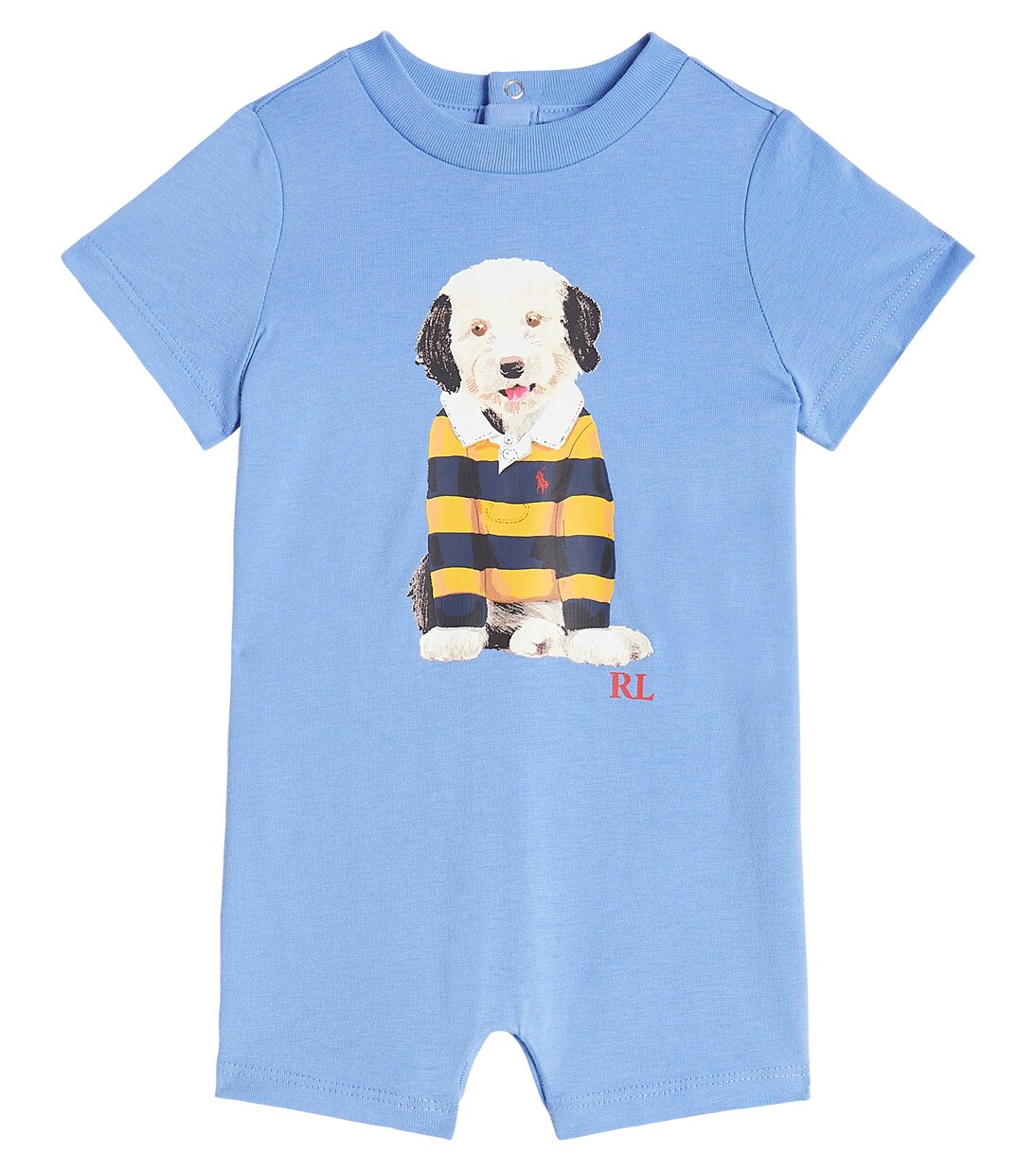 Baby printed cotton playsuit | Polo Ralph Lauren Kids