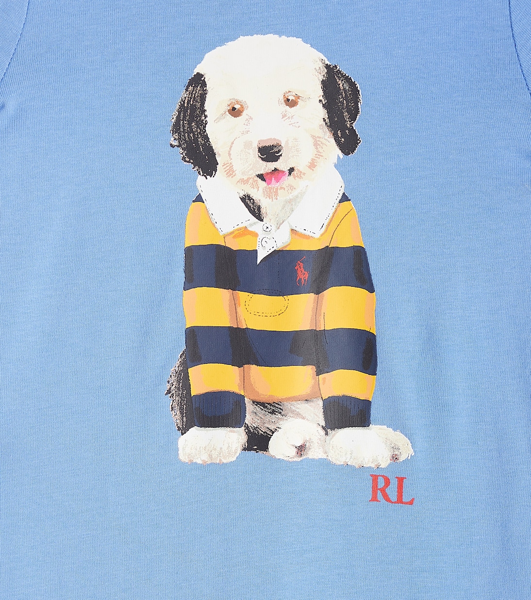 Baby printed cotton playsuit | Polo Ralph Lauren Kids