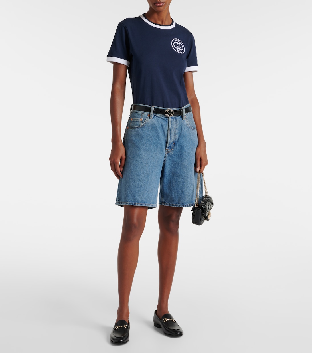 T-Shirt Interlocking G aus Baumwolle | Gucci