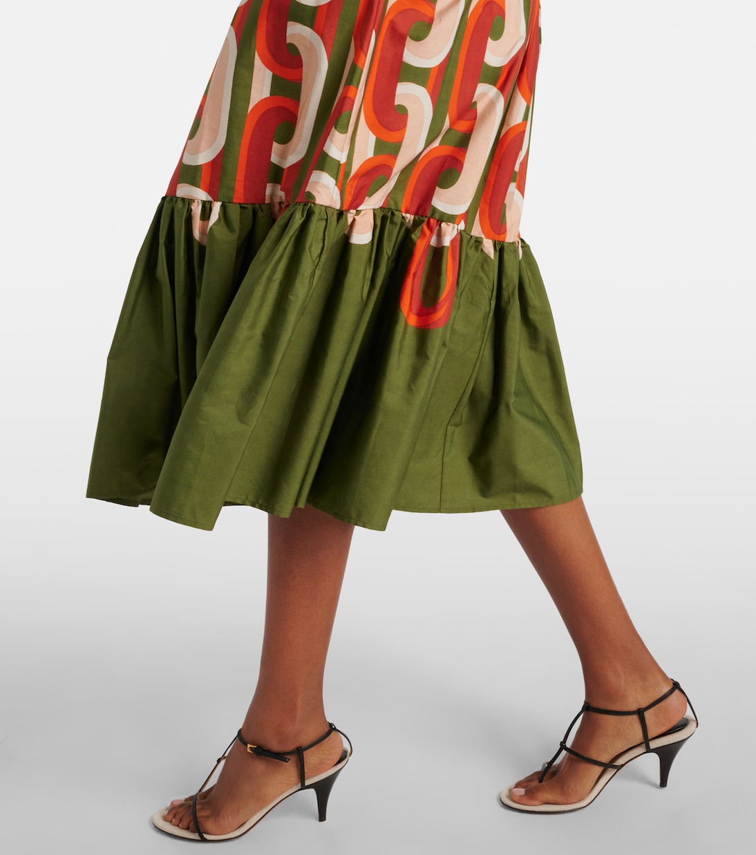 Midikleid Choux aus Baumwollpopeline | La DoubleJ