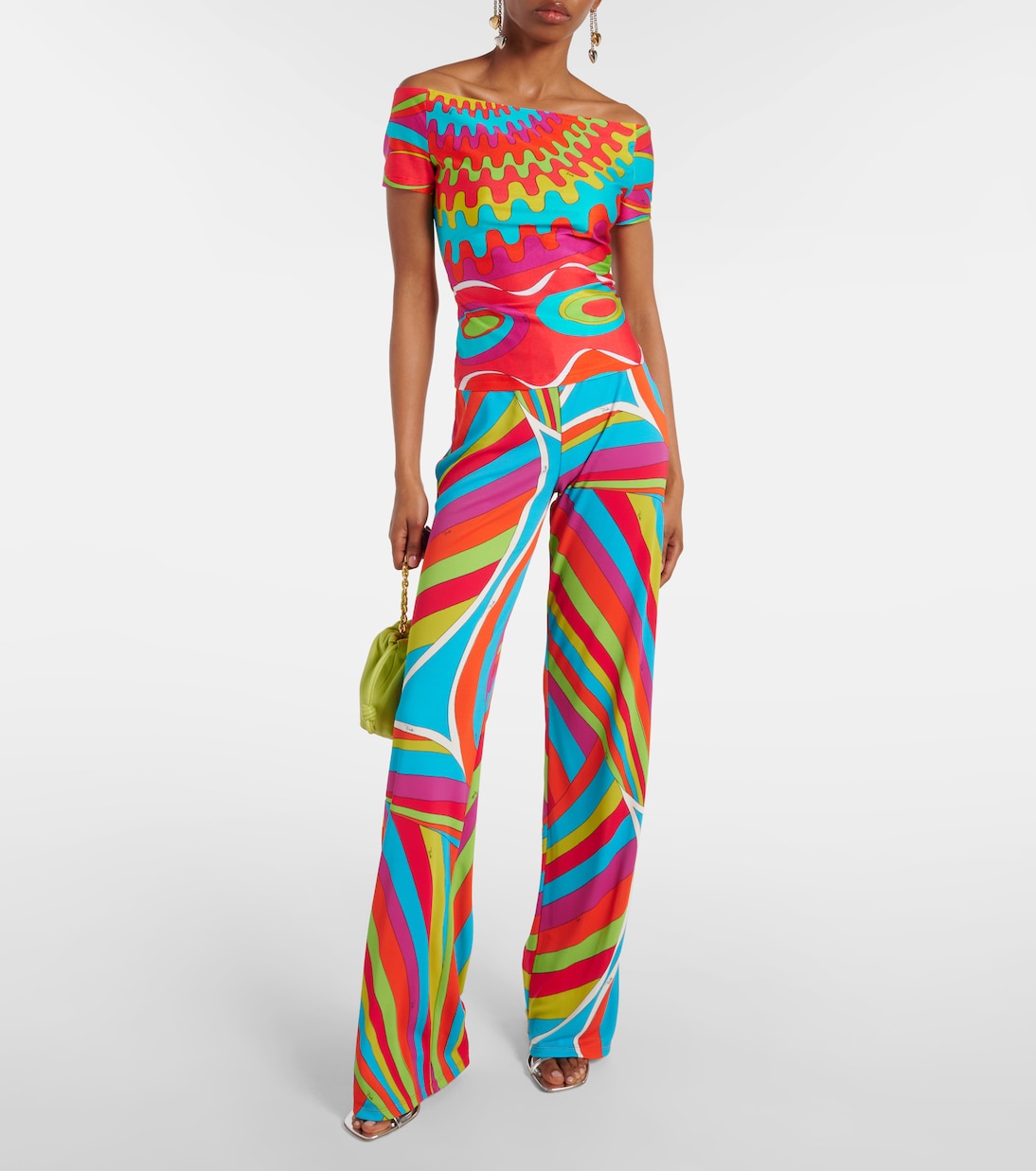 Pantaloni regular Iride con stampa | Pucci