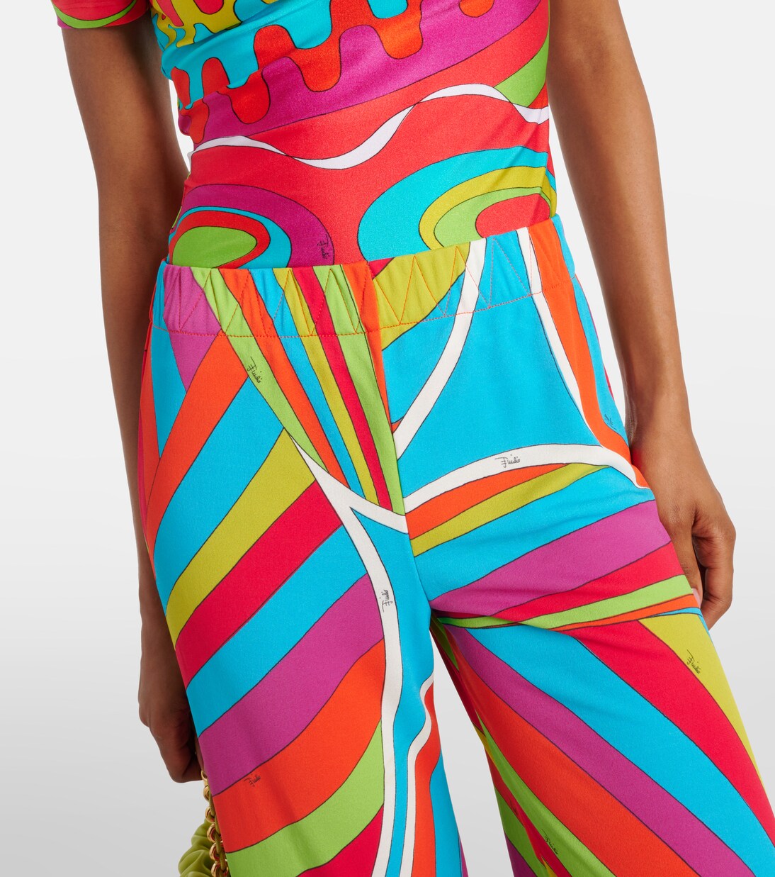 Pantaloni regular Iride con stampa | Pucci