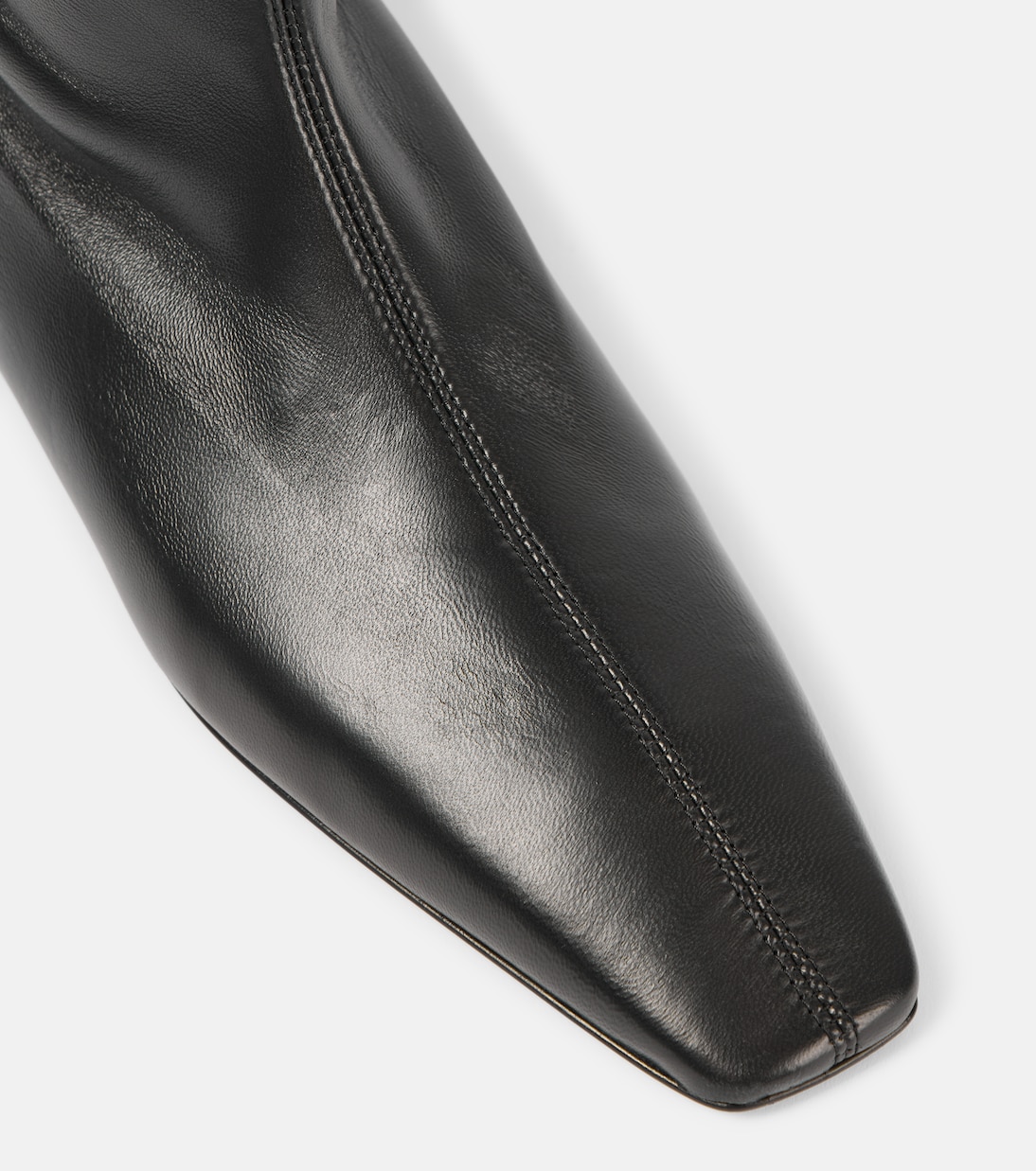 Ankle Boots Sock aus Leder | Toteme