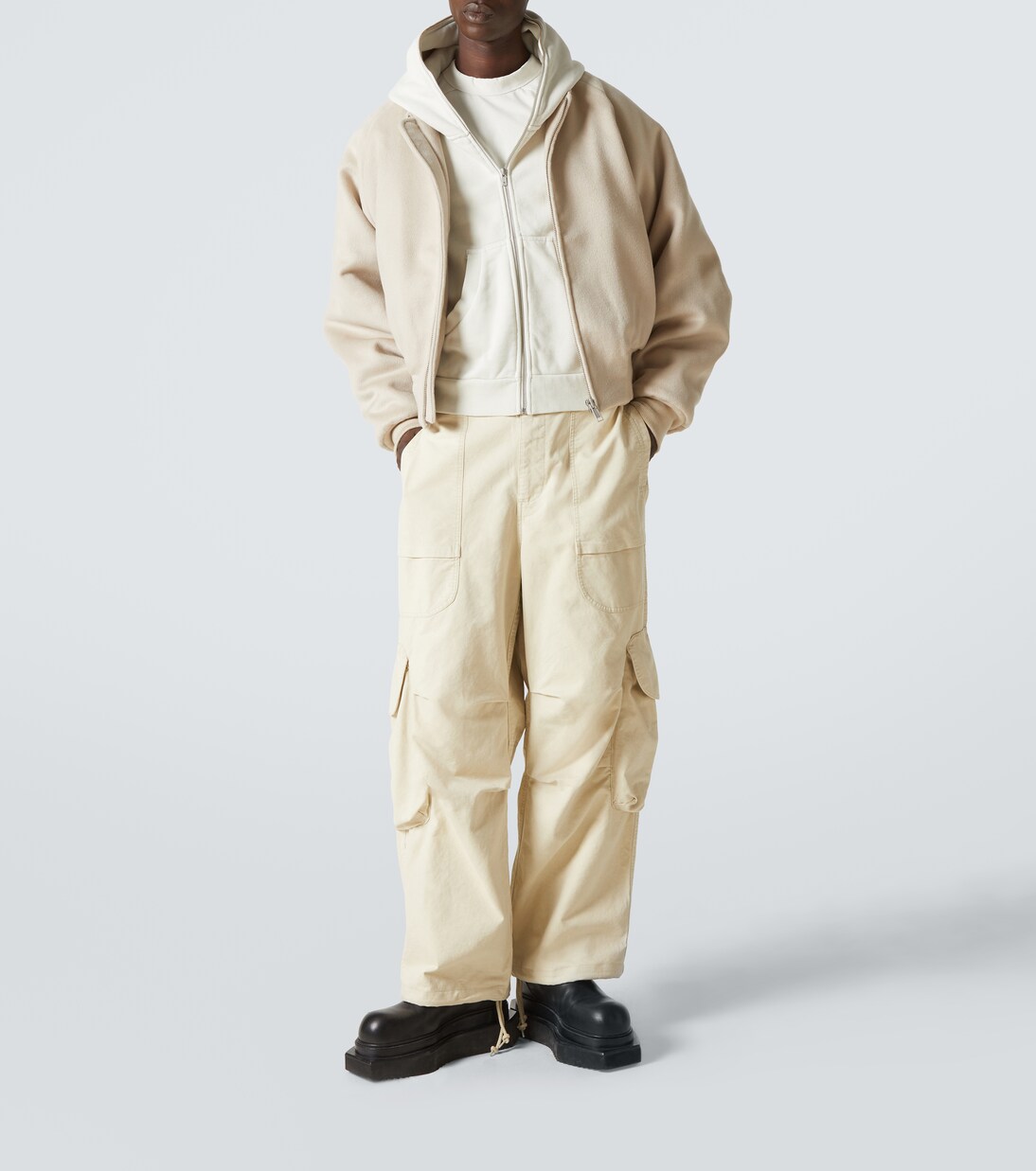 Wool-blend bomber jacket | Entire Studios