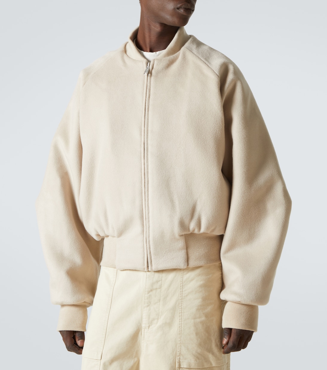 Wool-blend bomber jacket | Entire Studios