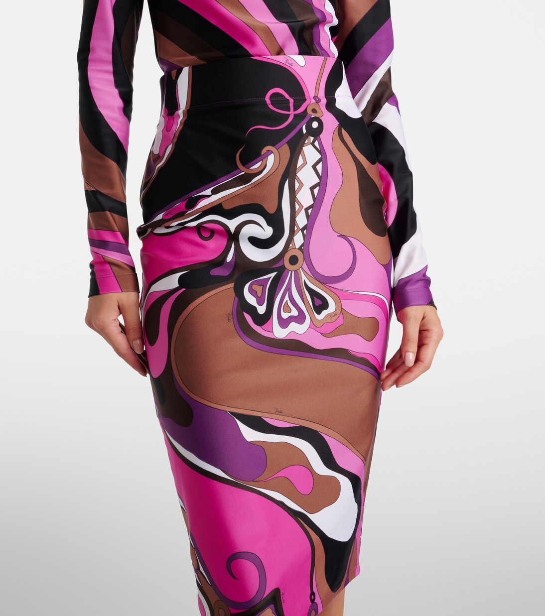 Gonna a tubino Orchidee | Pucci