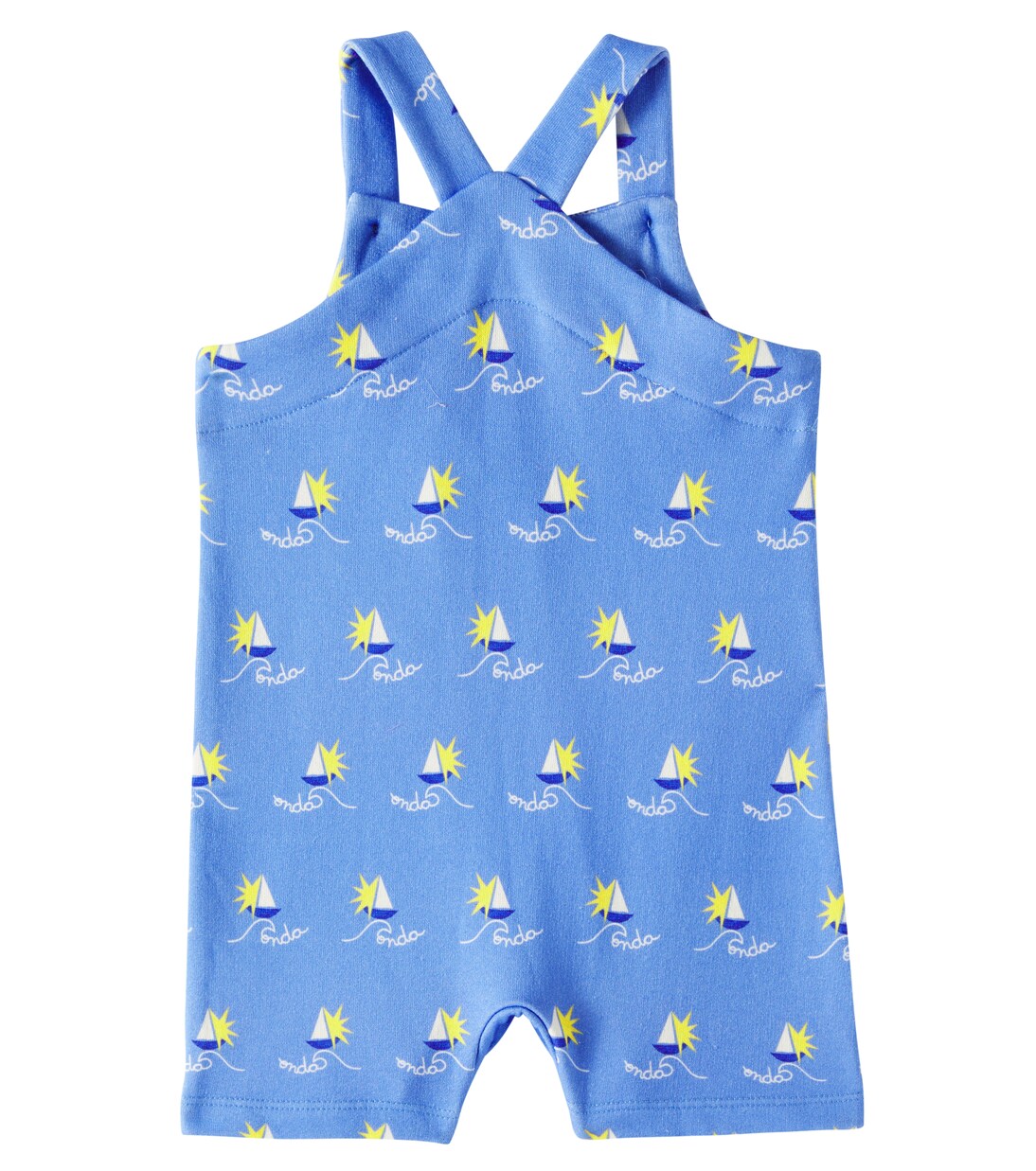 Printed cotton-blend romper | Fábula