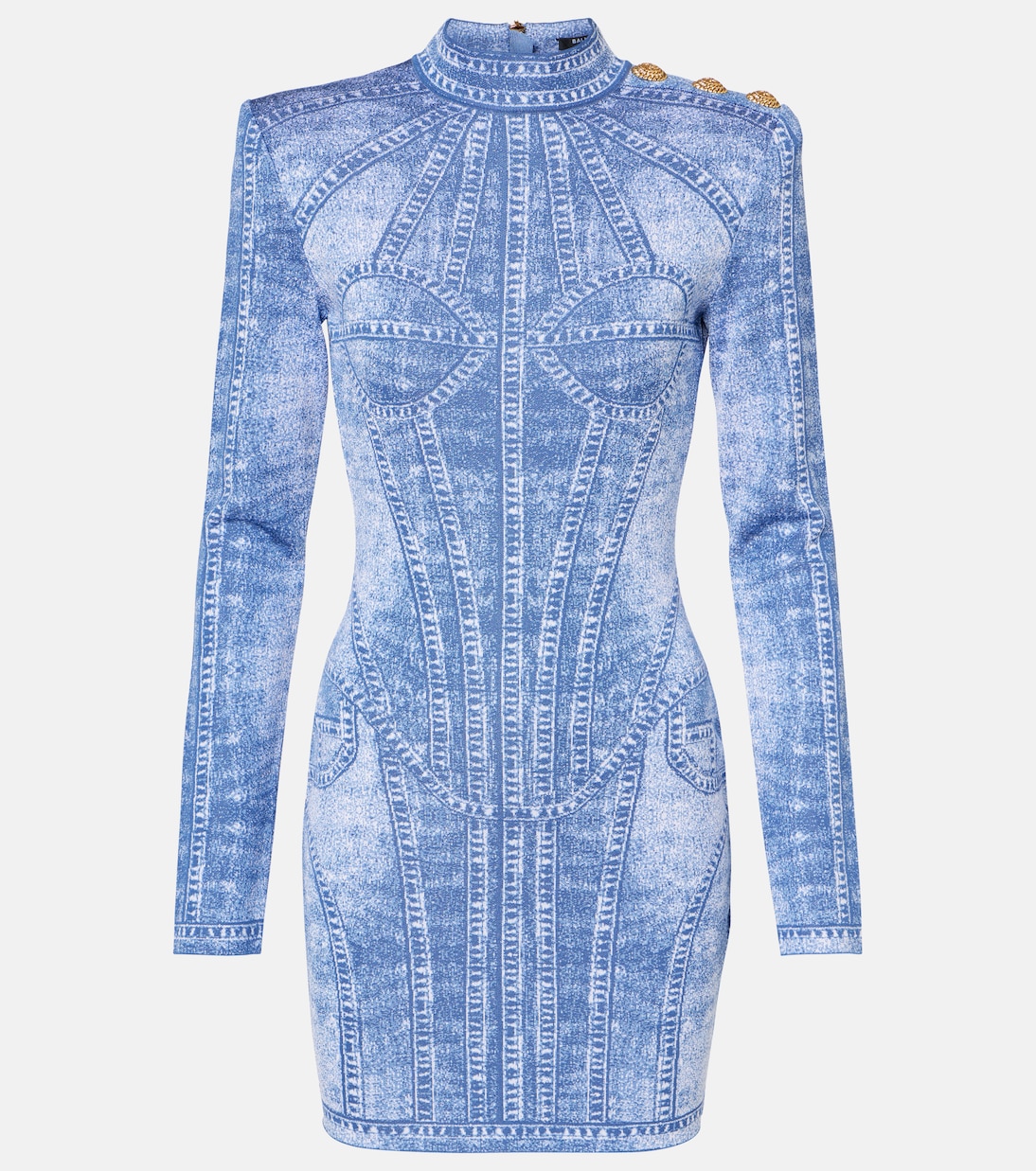 Minikleid aus Jacquard | Balmain