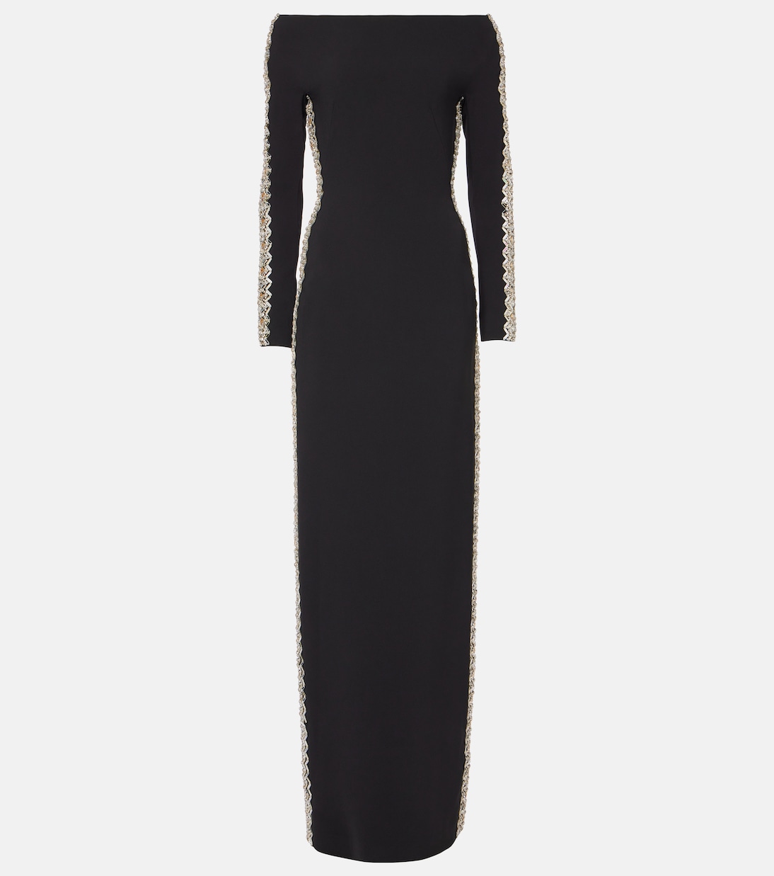 Abito lungo Charisma in crêpe | Jenny Packham