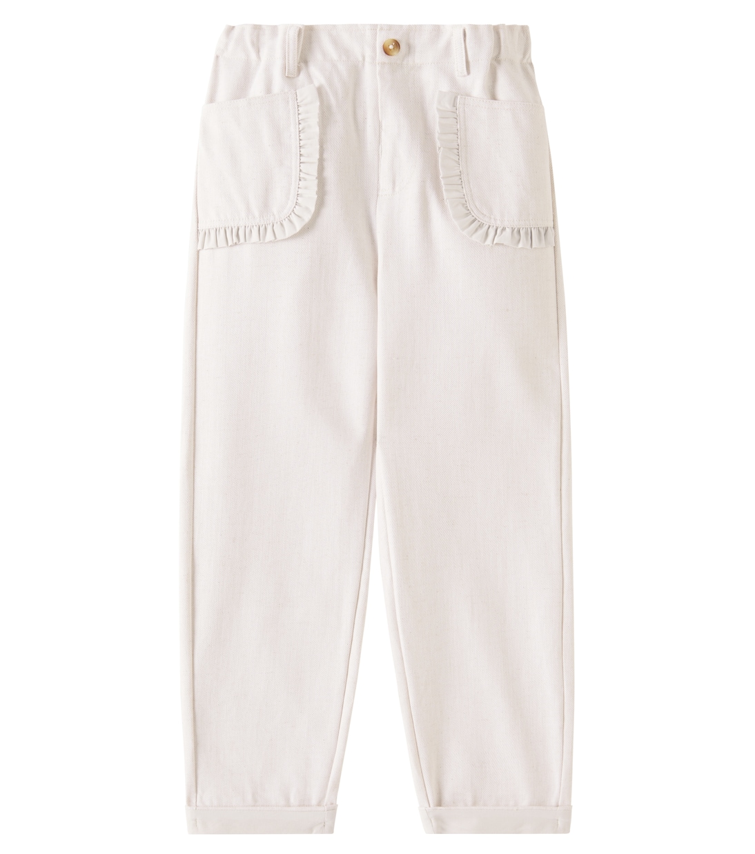 Pantalones Josefine de algodón y lino | Donsje