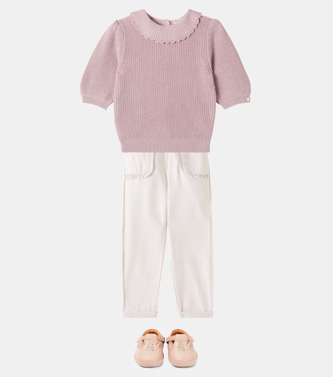 Pantalones Josefine de algodón y lino | Donsje