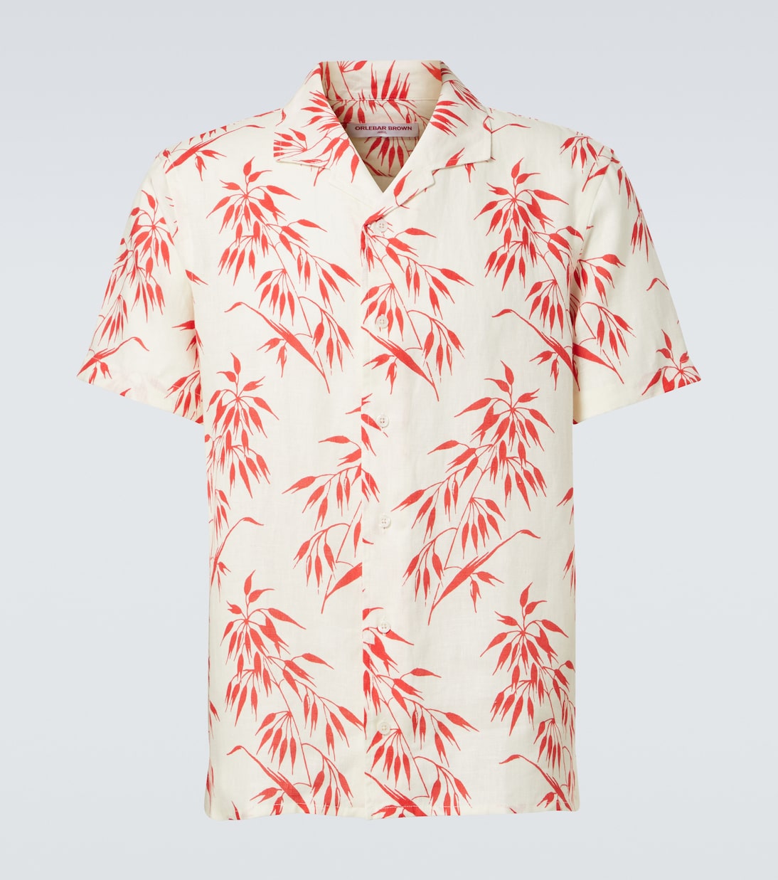 Camicia Hibbert in lino con stampa | Orlebar Brown