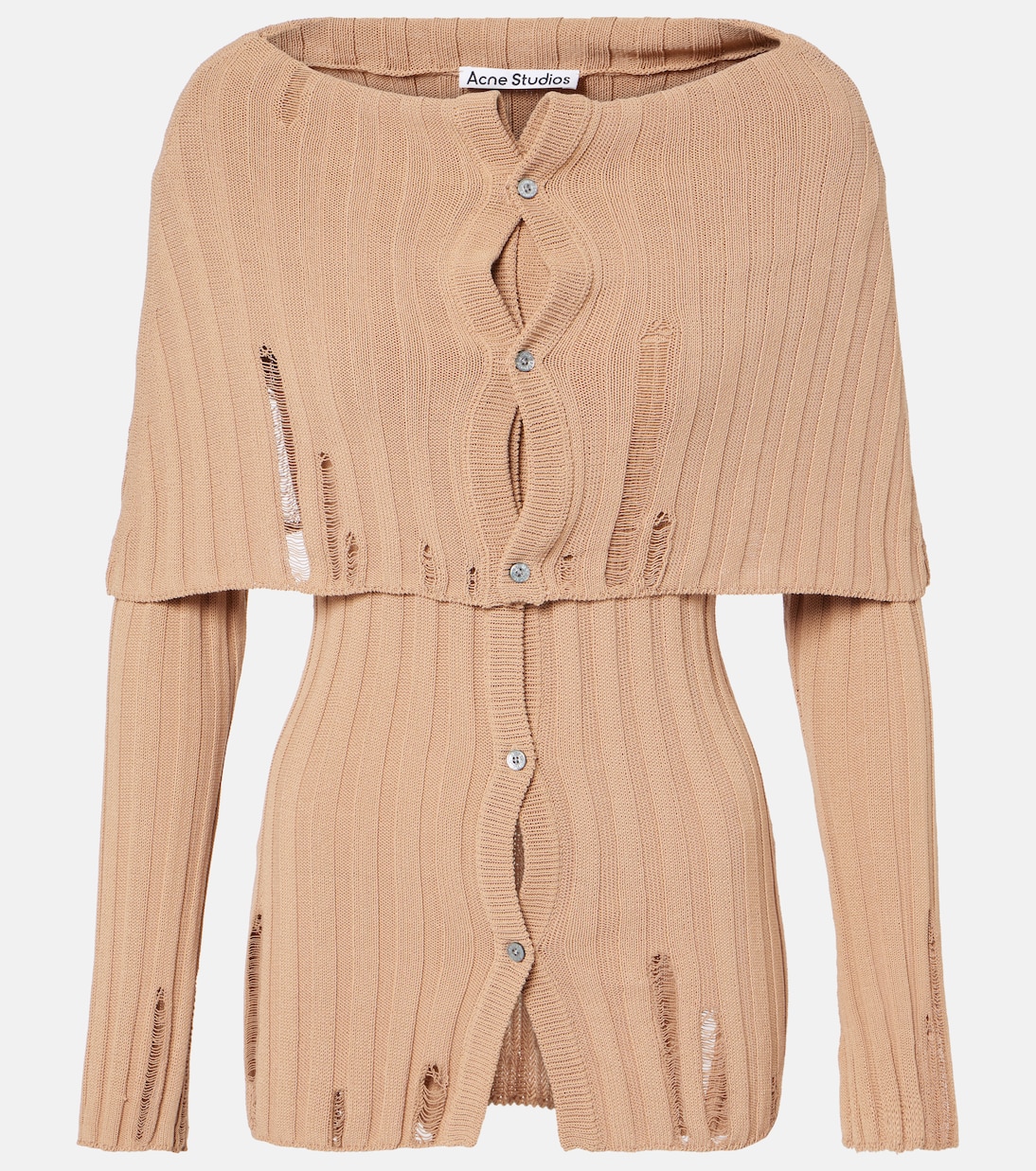 Cardigan en coton mélangé | Acne Studios