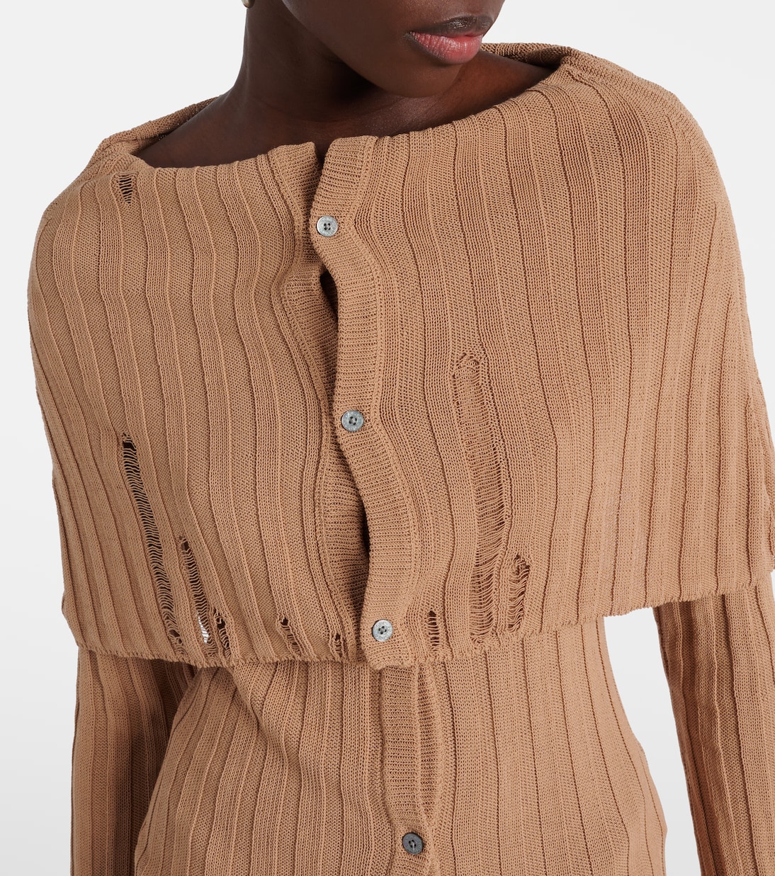 Cardigan en coton mélangé | Acne Studios